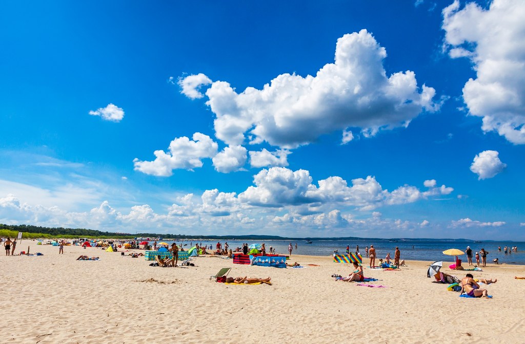 Plaża w Świnoujściu.