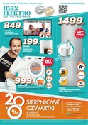 Gazetka promocyjna MaxElectro - Sierpniowe czwartki - ważna do 31-08-2018
