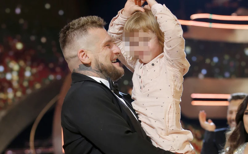 Popek z córką Popek z córką