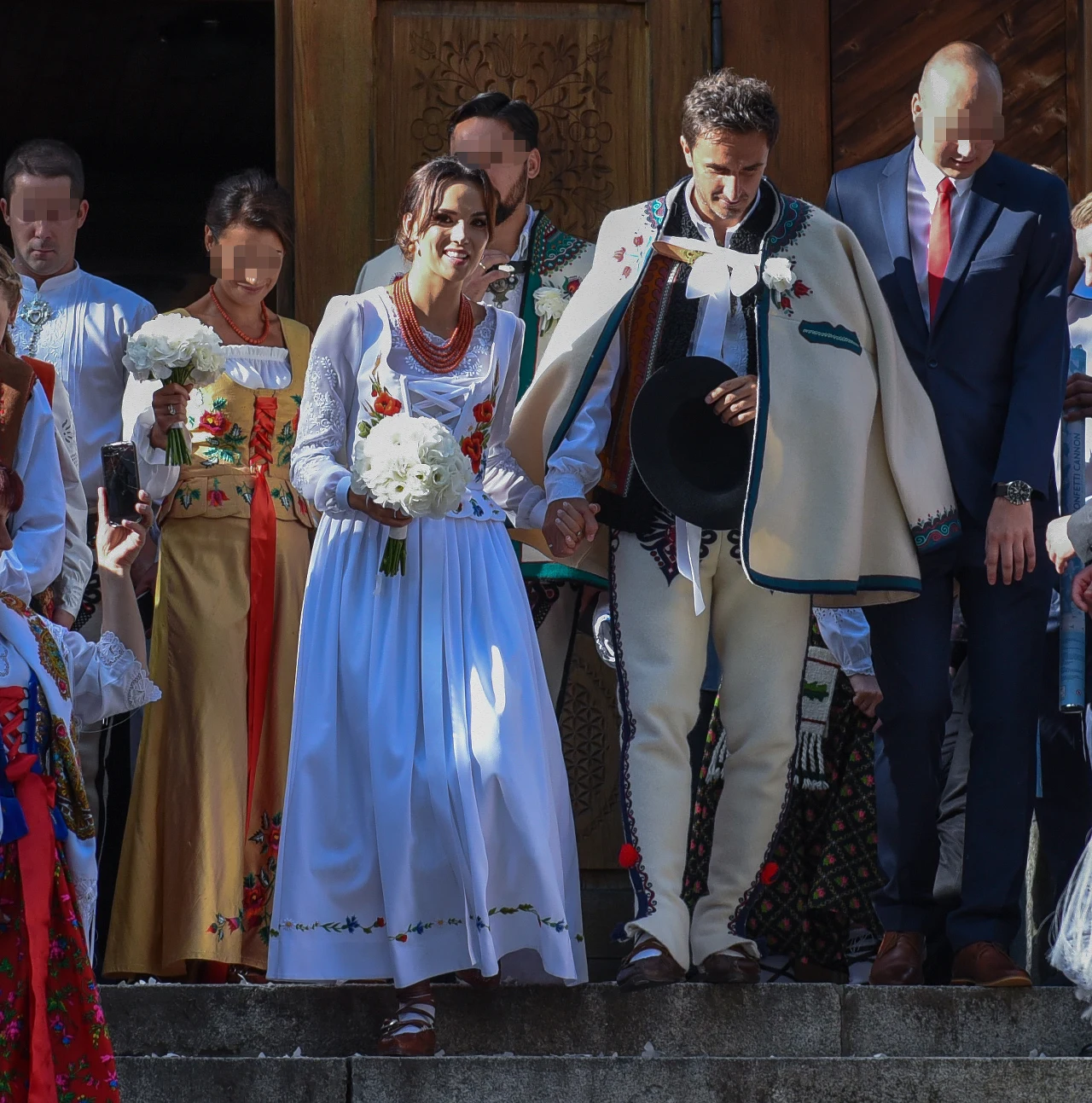 Sebastian i Paulina w dniu ślubu Sebastian i Paulina w dniu ślubu