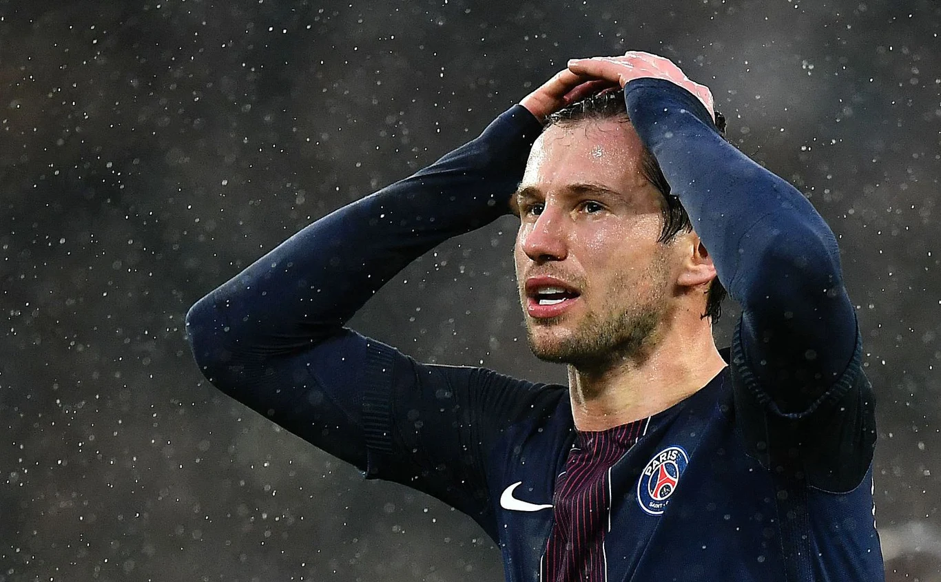 Grzegorz Krychowiak w barwach PSG Grzegorz Krychowiak w barwach PSG