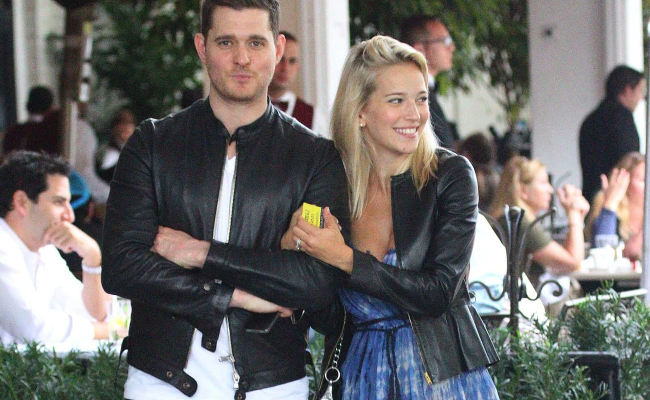 Michael Buble z żoną