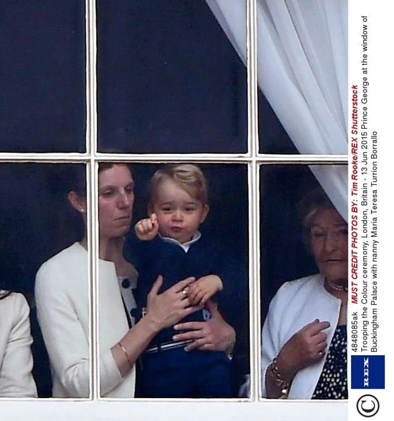 Książę George z opiekunką Książę George z opiekunką