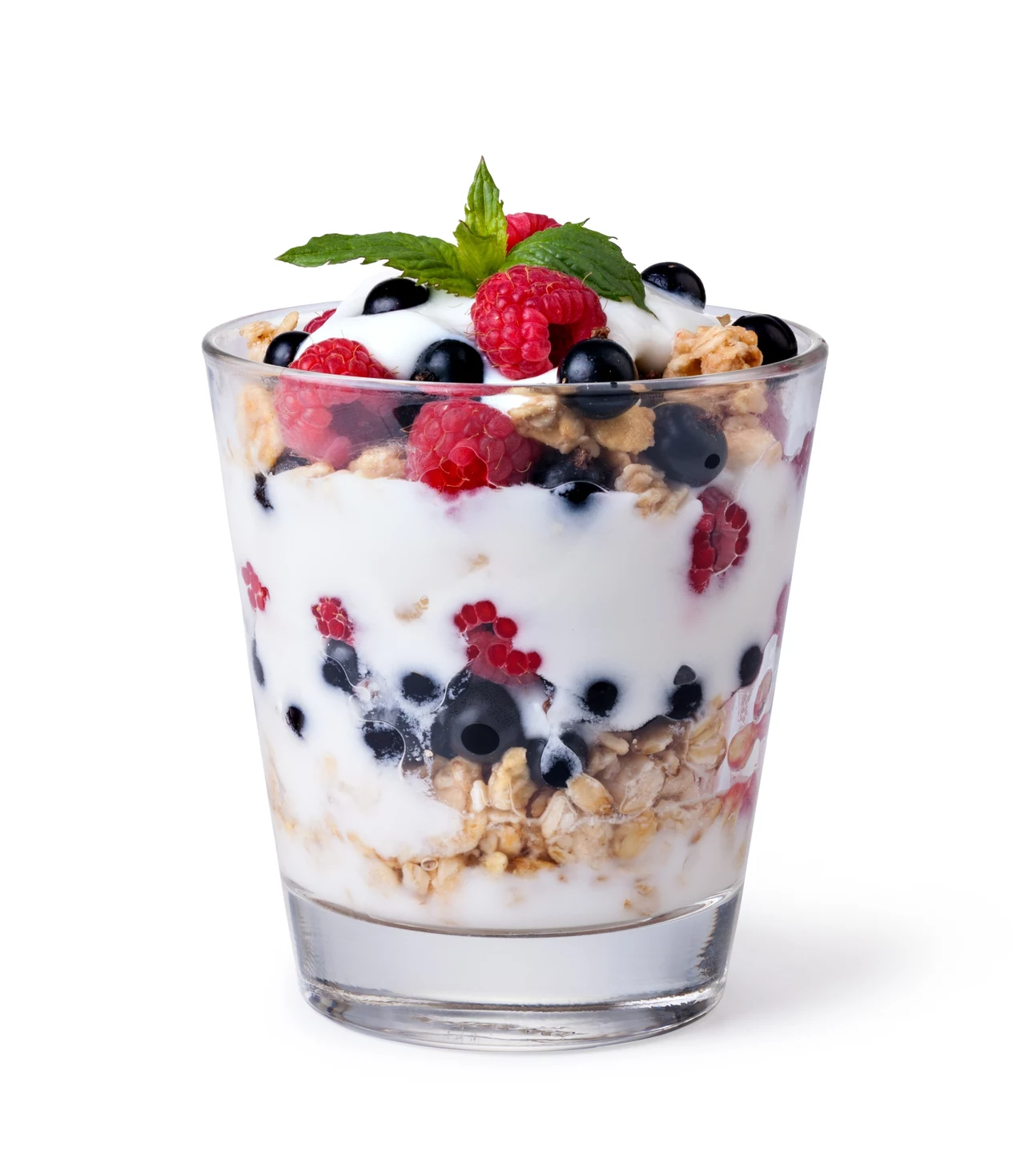 Jogurt z owocami i ciasteczkami Jogurt z owocami i ciasteczkami