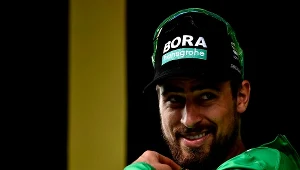 Peter Sagan w zielonej koszulce