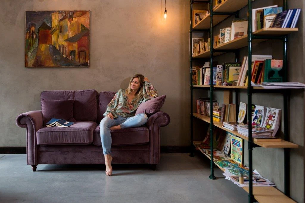 Magdalena Schejbal w zakopiańskim Dworcu Magdalena Schejbal w zakopiańskim Dworcu