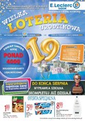 Gazetka promocyjna E.Leclerc - Wielka loteria urodzinowa -Radom - ważna do 11-08-2018