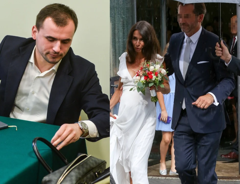Marcin Dubieniecki i Marta z nowym mężem (EastNews;newspix.pl)