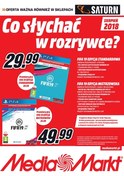 Gazetka promocyjna Saturn - Co słychać w rozrywce? - ważna do 31-08-2018