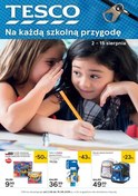 Gazetka promocyjna Tesco Hipermarket - Na każdą szkolną przygodę - ważna do 15-08-2018