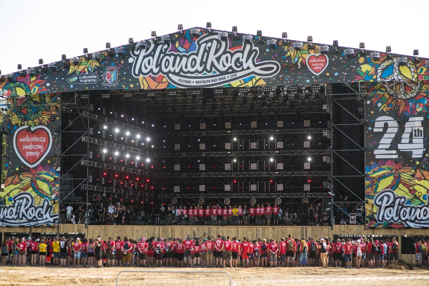 Pol'and'Rock Festival uczcił pamięć Powstania Warszawskiego w Godzinę W