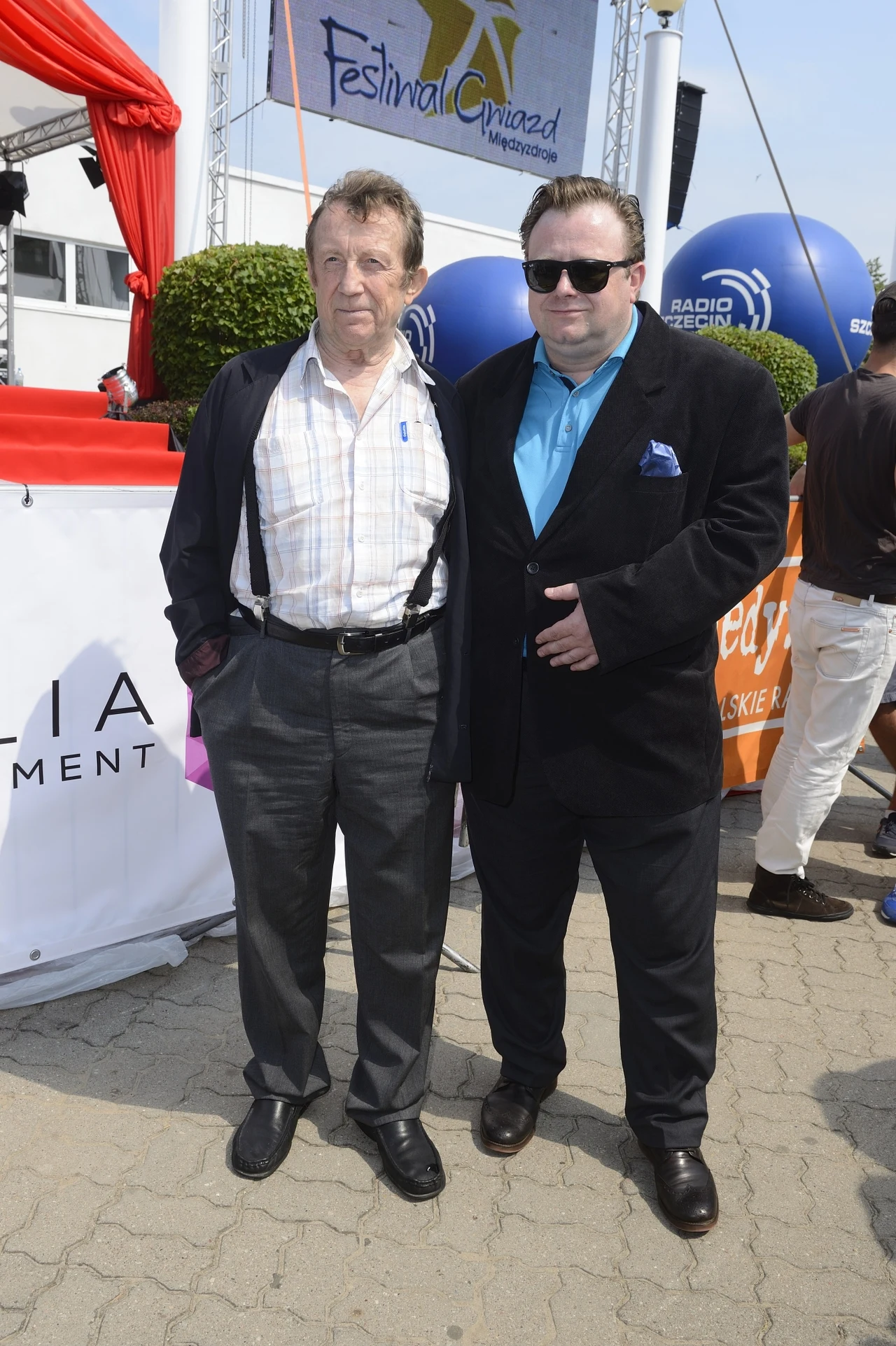 Edward Linde-Lubaszenko z synem Olafem Edward Linde-Lubaszenko z synem Olafem