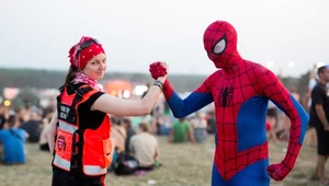 Spider-Man i inni. Kolorowe ludki z Pol'and'Rock Festival (dzień pierwszy) - 2 sierpnia 2018 r.