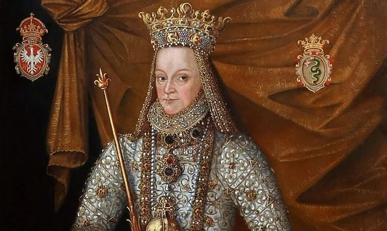 Anna Jagiellonka na portrecie koronacyjnym Anna Jagiellonka na portrecie koronacyjnym
