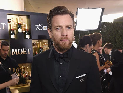 Ewan McGregor na planie filmu