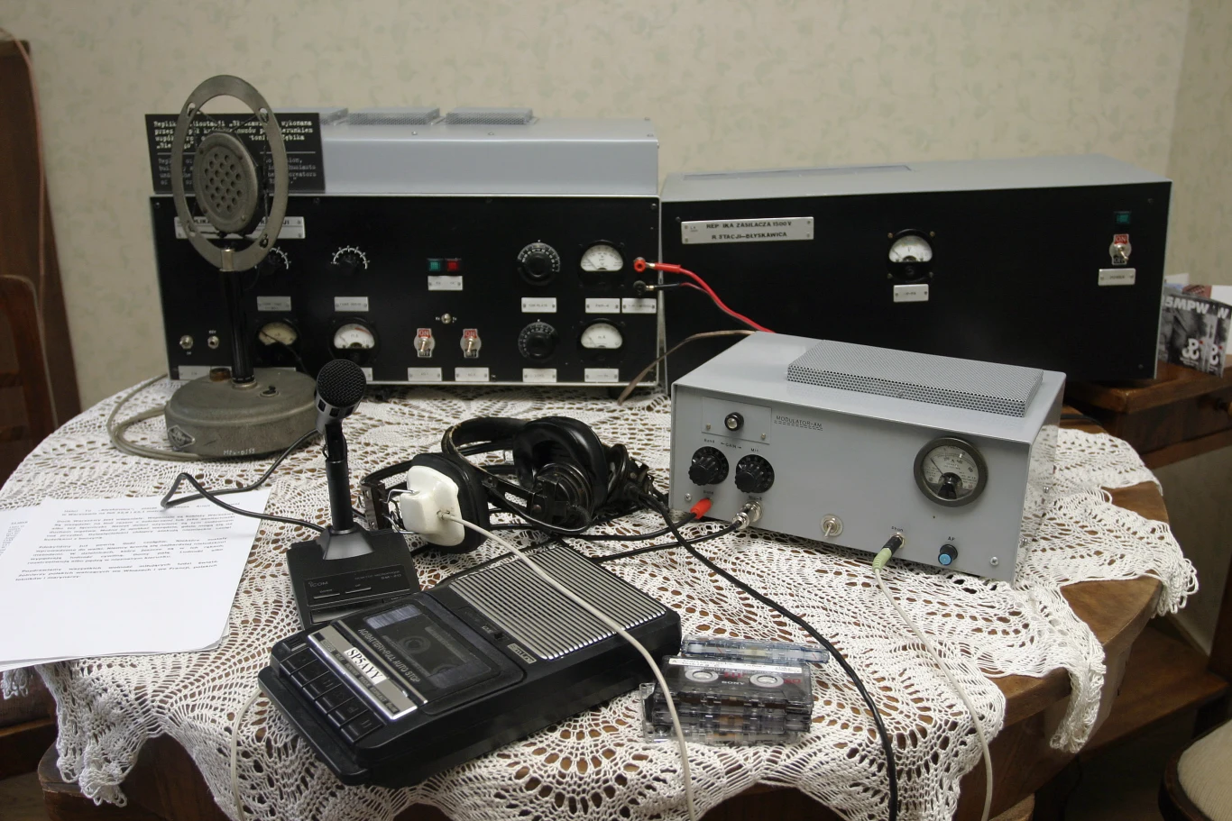 Replika radiostacji "Błyskawica" Replika radiostacji "Błyskawica"