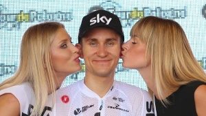 Michał Kwiatkowski w pięknym towarzystwie