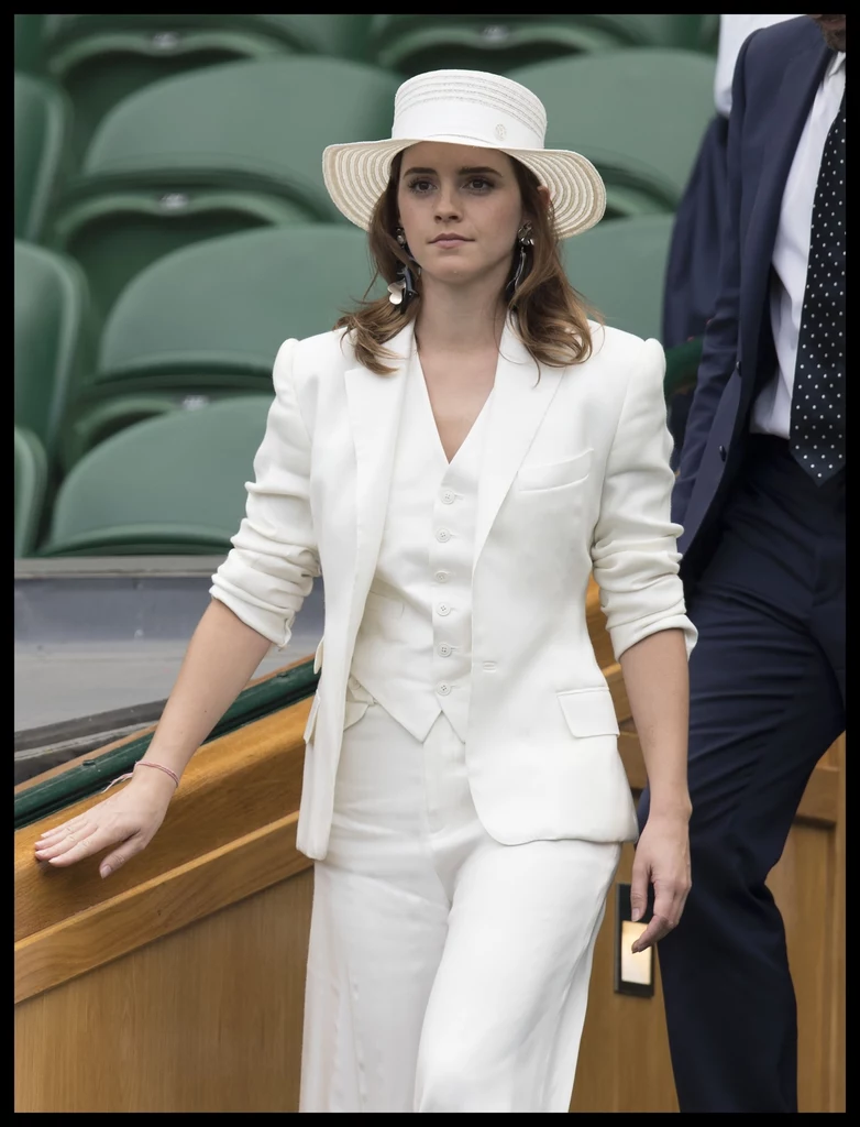 Emma Watson w bieli 
