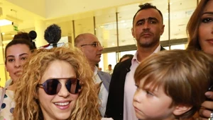 Shakira z Sashą w lipcu 2018 r.