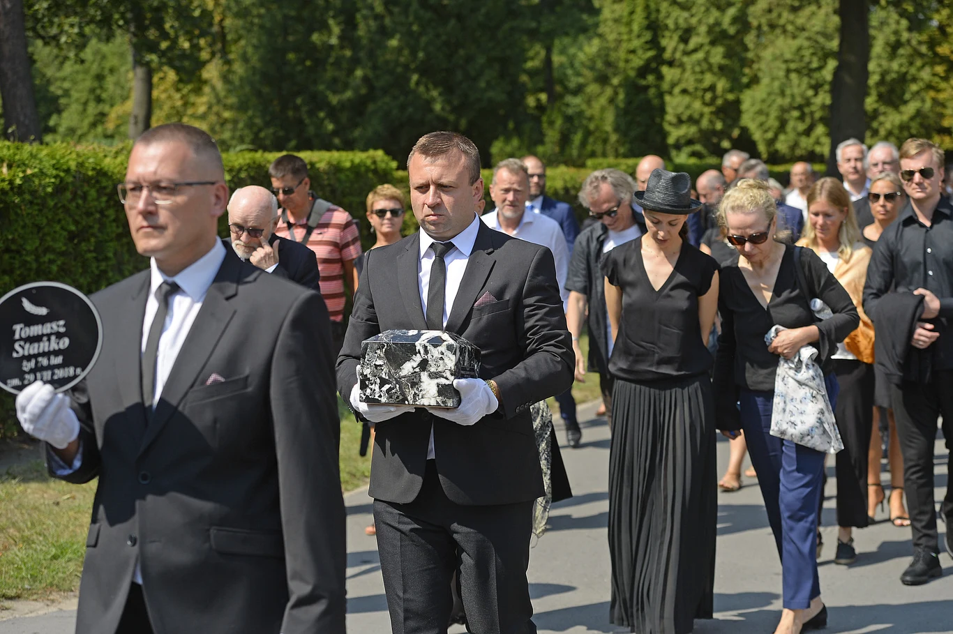 Zobacz zdjęcia z pogrzebu Tomasza Stańki na Powązkach w Warszawie 