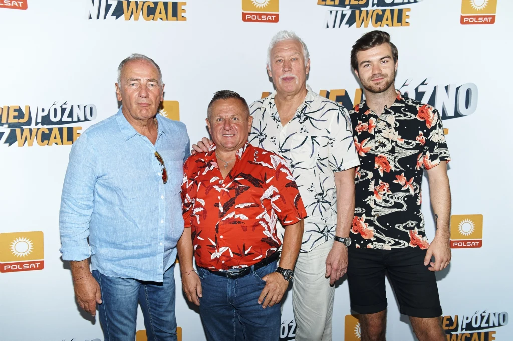 Karol Strasburger, Krzysztof Hanke, Władysław Kozakiewicz, Rafal Masny wystąpią w show "Lepiej późno niż wcale"