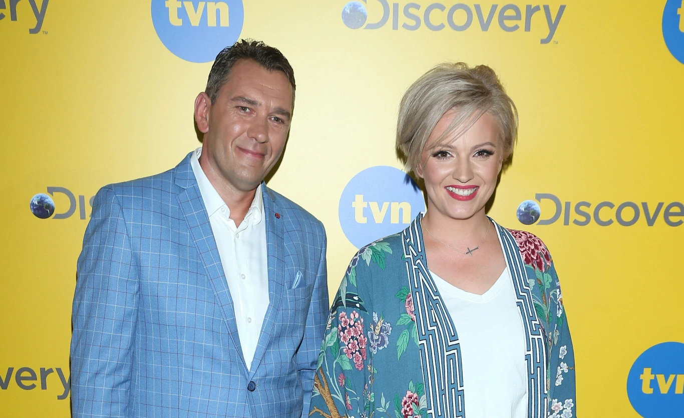 Dorota Szelągowska i Dariusz Wardziak podczas ramówki TVN Dorota Szelągowska i Dariusz Wardziak podczas ramówki TVN