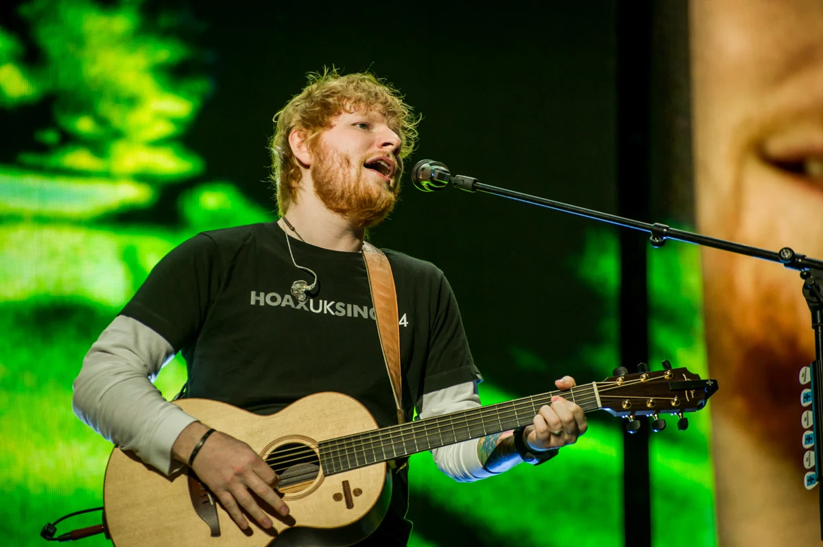 Ed Sheeran na koncercie w Warszawie Ed Sheeran na koncercie w Warszawie