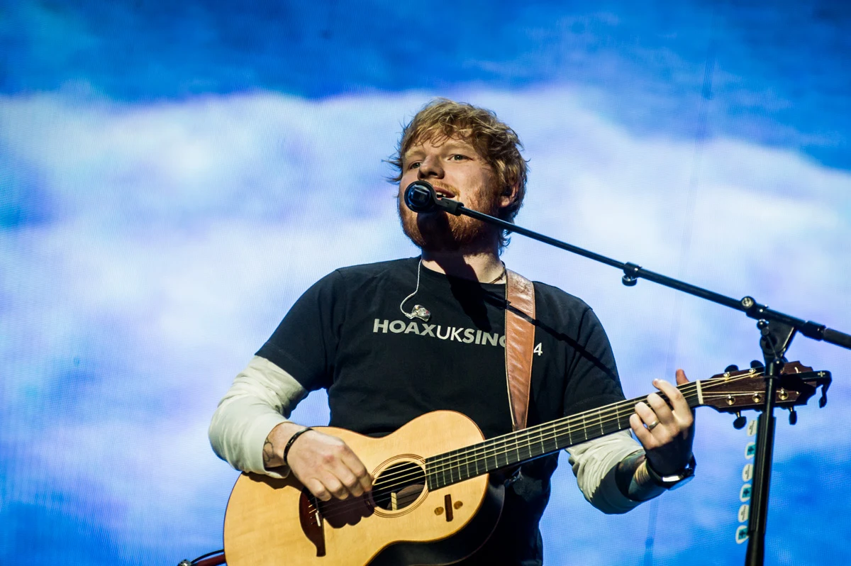 Ed Sheeran na koncercie w Warszawie Ed Sheeran na koncercie w Warszawie