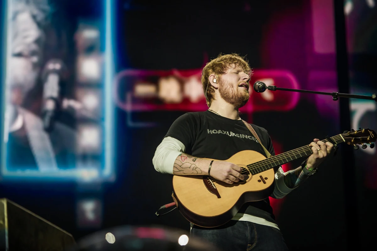 Ed Sheeran na koncercie w Warszawie Ed Sheeran na koncercie w Warszawie