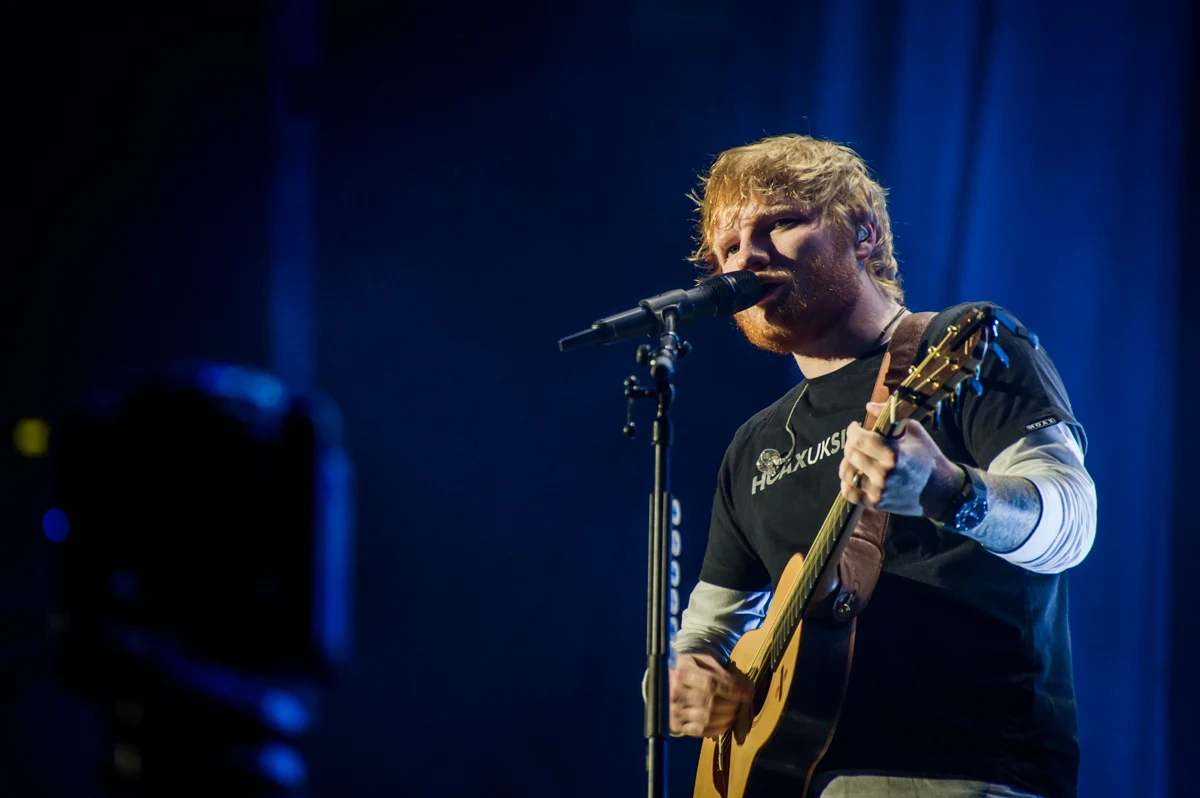 Ed Sheeran na koncercie w Warszawie Ed Sheeran na koncercie w Warszawie