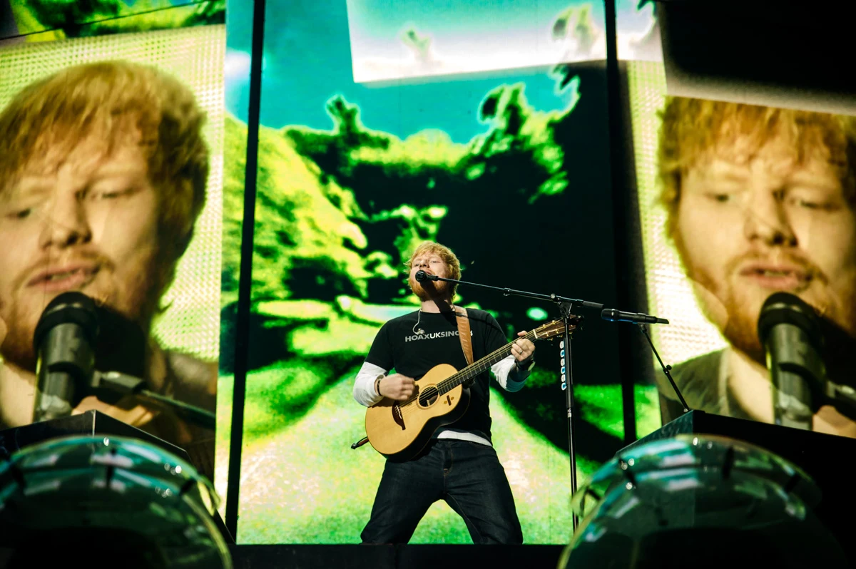 Ed Sheeran na koncercie w Warszawie Ed Sheeran na koncercie w Warszawie