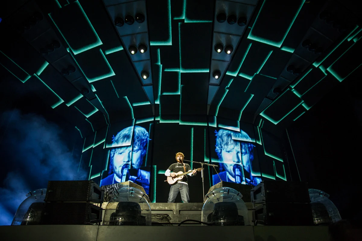 Ed Sheeran na koncercie w Warszawie Ed Sheeran na koncercie w Warszawie