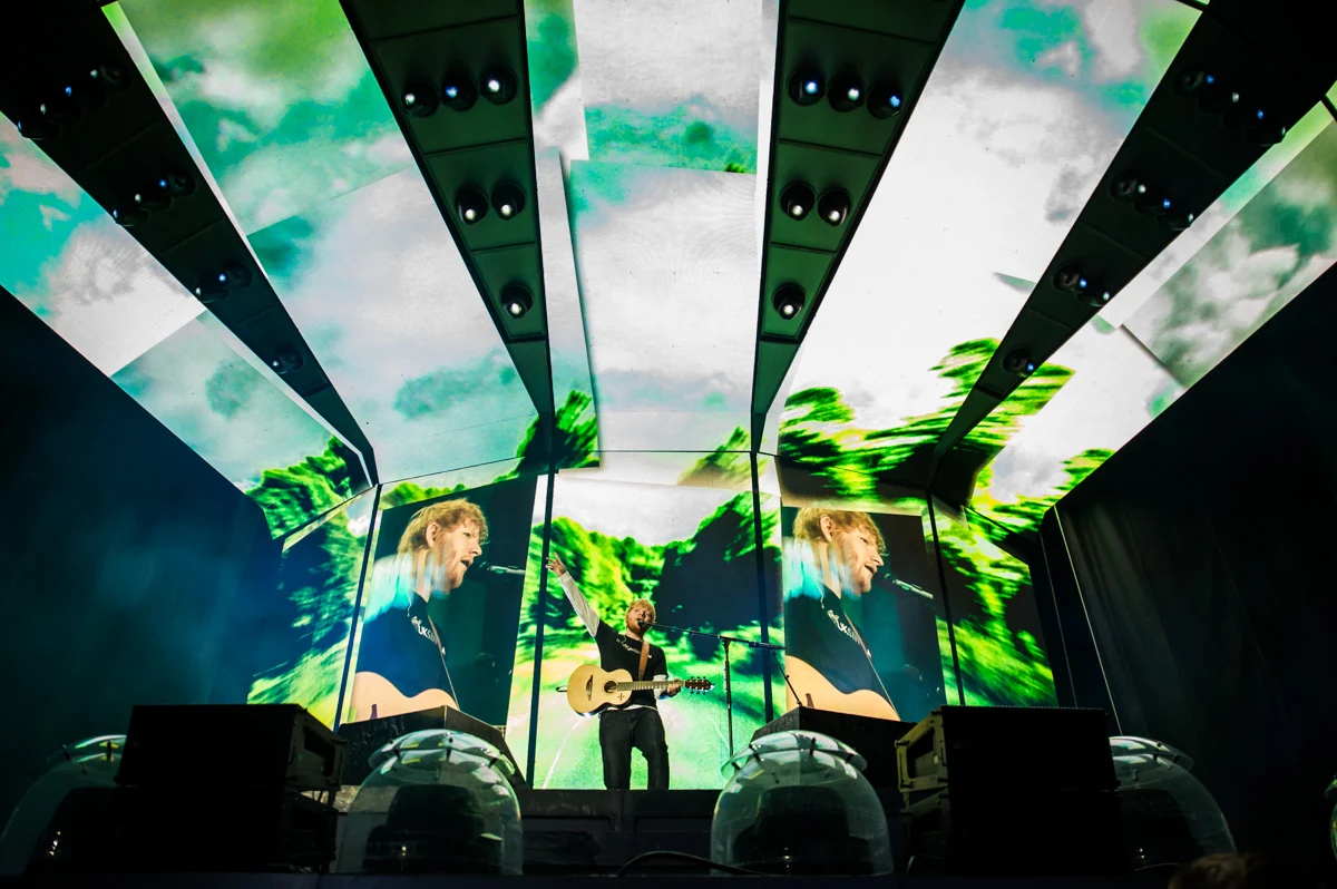 Ed Sheeran na koncercie w Warszawie Ed Sheeran na koncercie w Warszawie