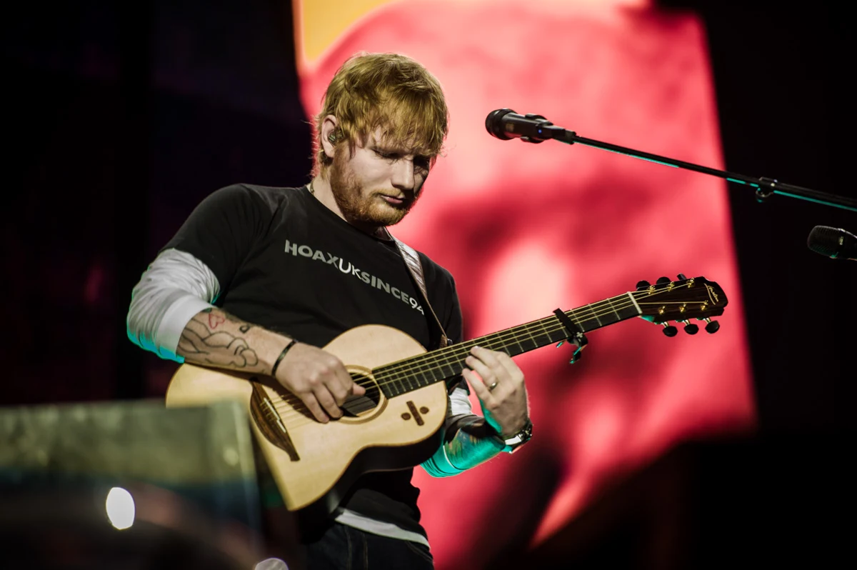 Ed Sheeran na koncercie w Warszawie Ed Sheeran na koncercie w Warszawie