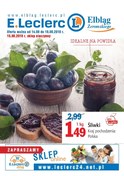 Gazetka promocyjna E.Leclerc - Idealne na powidła - Elbląg - ważna do 18-08-2018