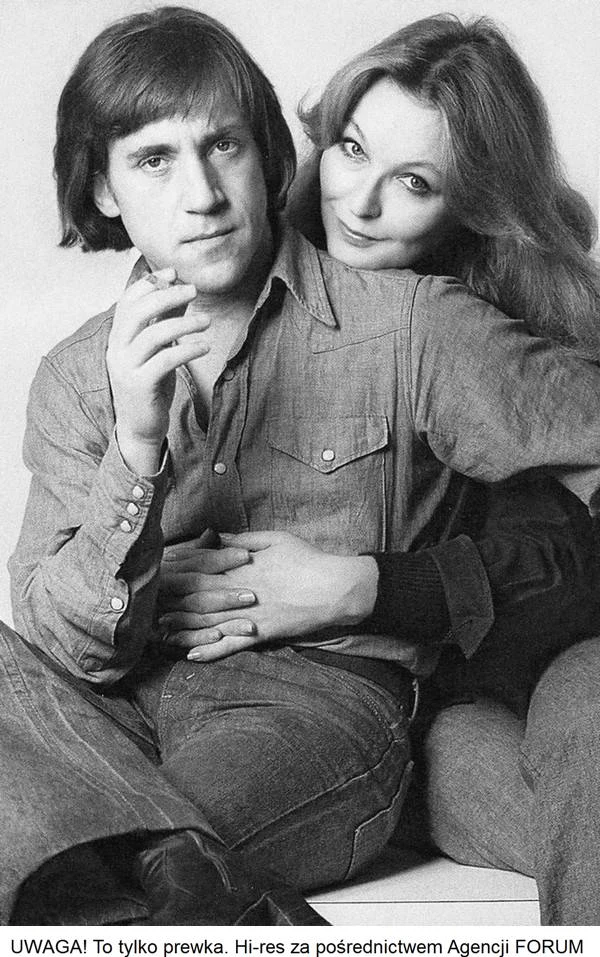 Włodzimierz Wysocki i Marina Vlady Włodzimierz Wysocki i Marina Vlady