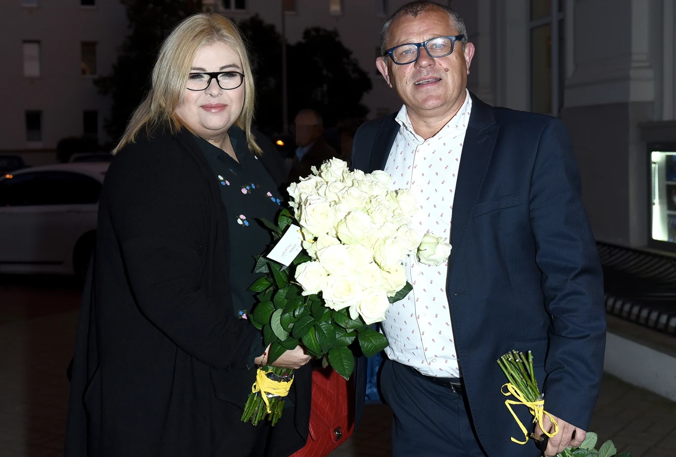 Tadeusz Chudecki z żoną Justyną Tadeusz Chudecki z żoną Justyną