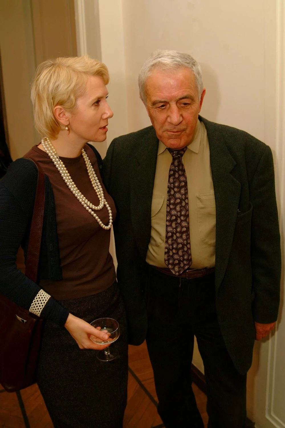 Olga Sawicka i Zbigniew Zapasiewicz  Olga Sawicka i Zbigniew Zapasiewicz