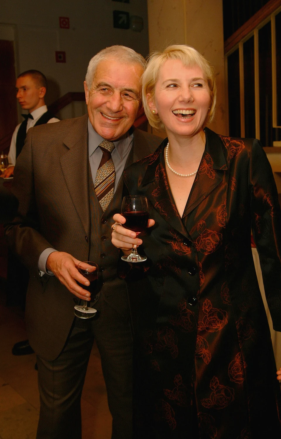 Zbigniew Zapasiewicz i Olga Sawicka  Zbigniew Zapasiewicz i Olga Sawicka