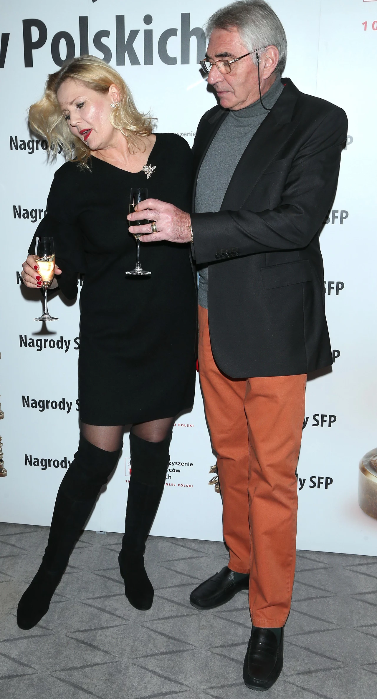 Grażyna Szapołowska i Eryk Stępniewski