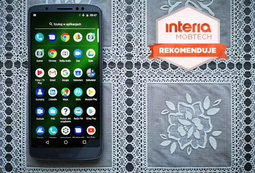 Moto G6 plus otrzymuje REKOMENDACJĘ serwisu Interia Mobtech