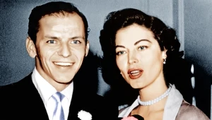 Frank Sinatra i Ava Gardner w dniu ślubu