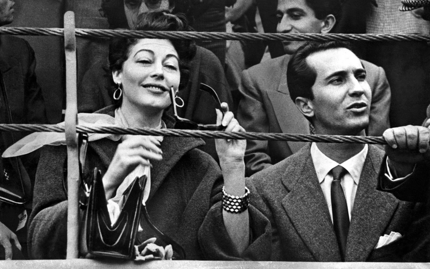 Ava Gardner z torreadorem Luisem Miguelem Dominguínem