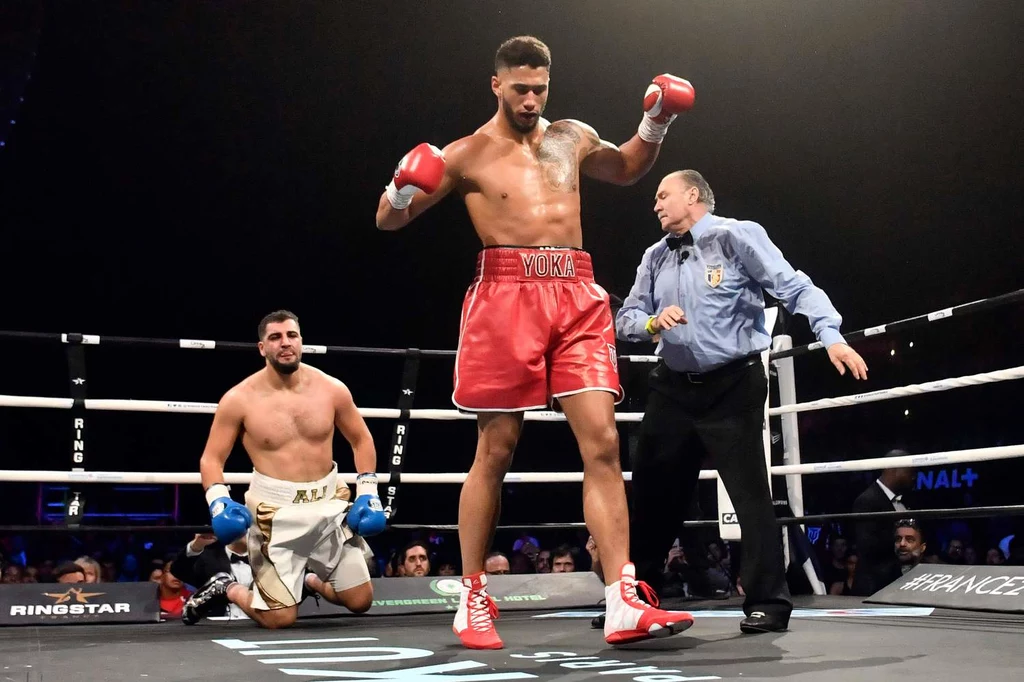 Tony Yoka (na pierwszym planie) Tony Yoka (na pierwszym planie)