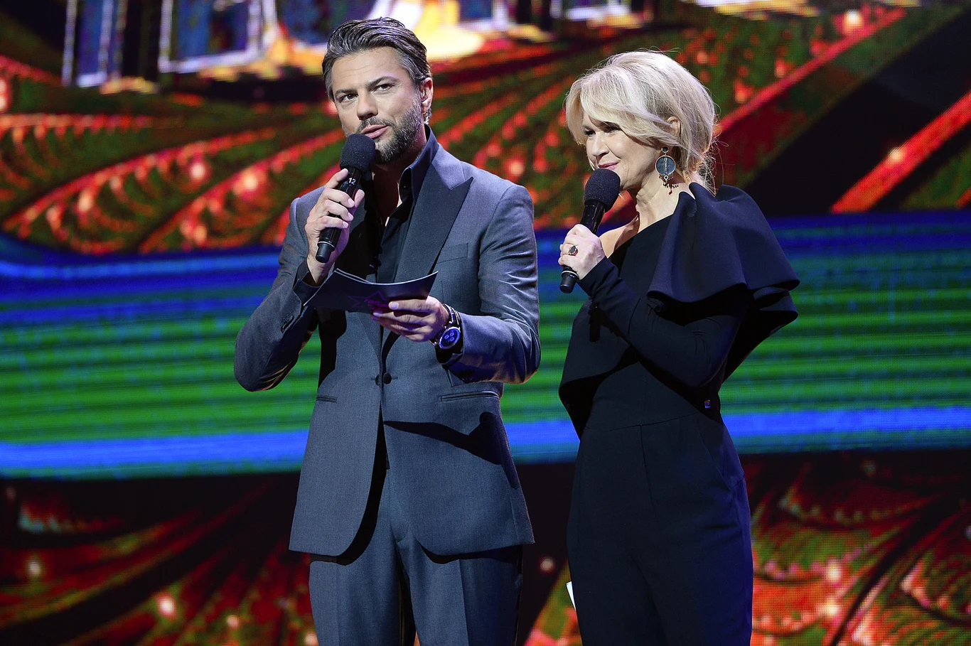 Prowadzący Olivier Janiak i Grażyna Torbicka Prowadzący Olivier Janiak i Grażyna Torbicka