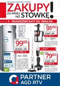 Gazetka promocyjna Partner AGD RTV - Zakupy za mniej niż stówkę - ważna do 31-08-2018