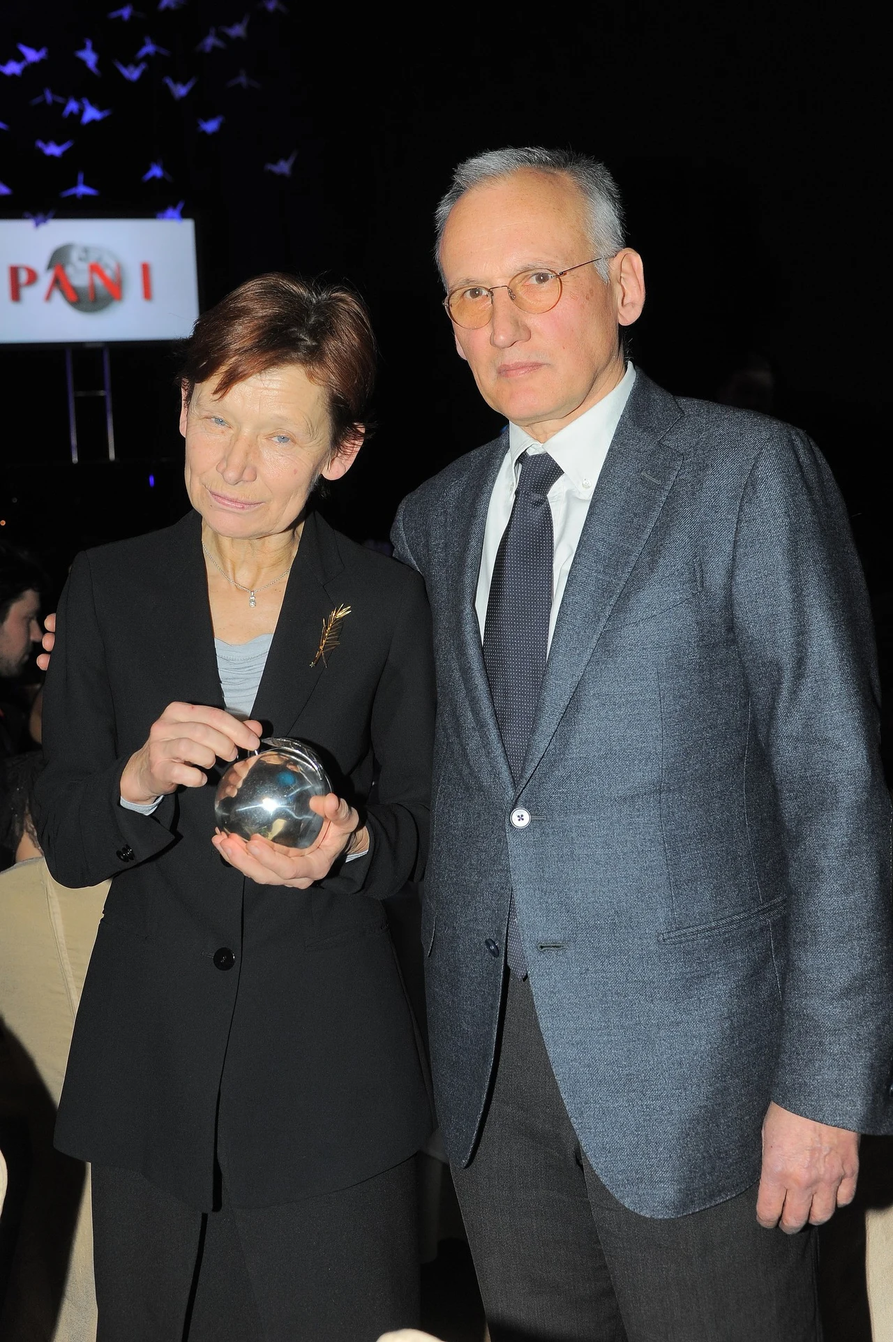 Jadwiga Jankowska-Cieślak z mężem, zdj. z 2012 roku