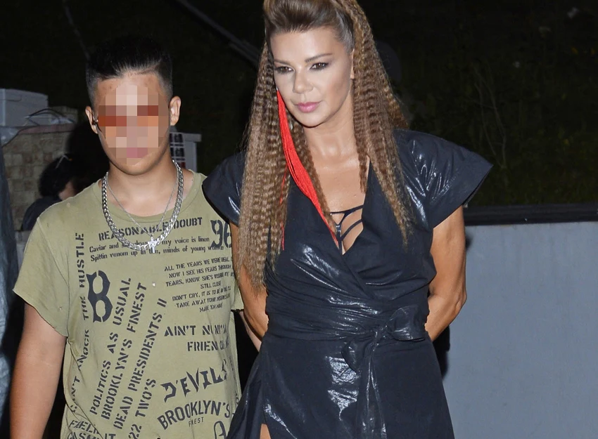 Edyta Górniak z synem Allanem