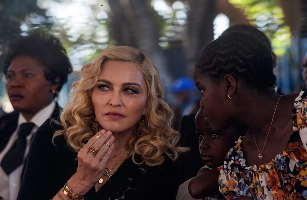 Madonna na otwarciu szpitala w Malawi