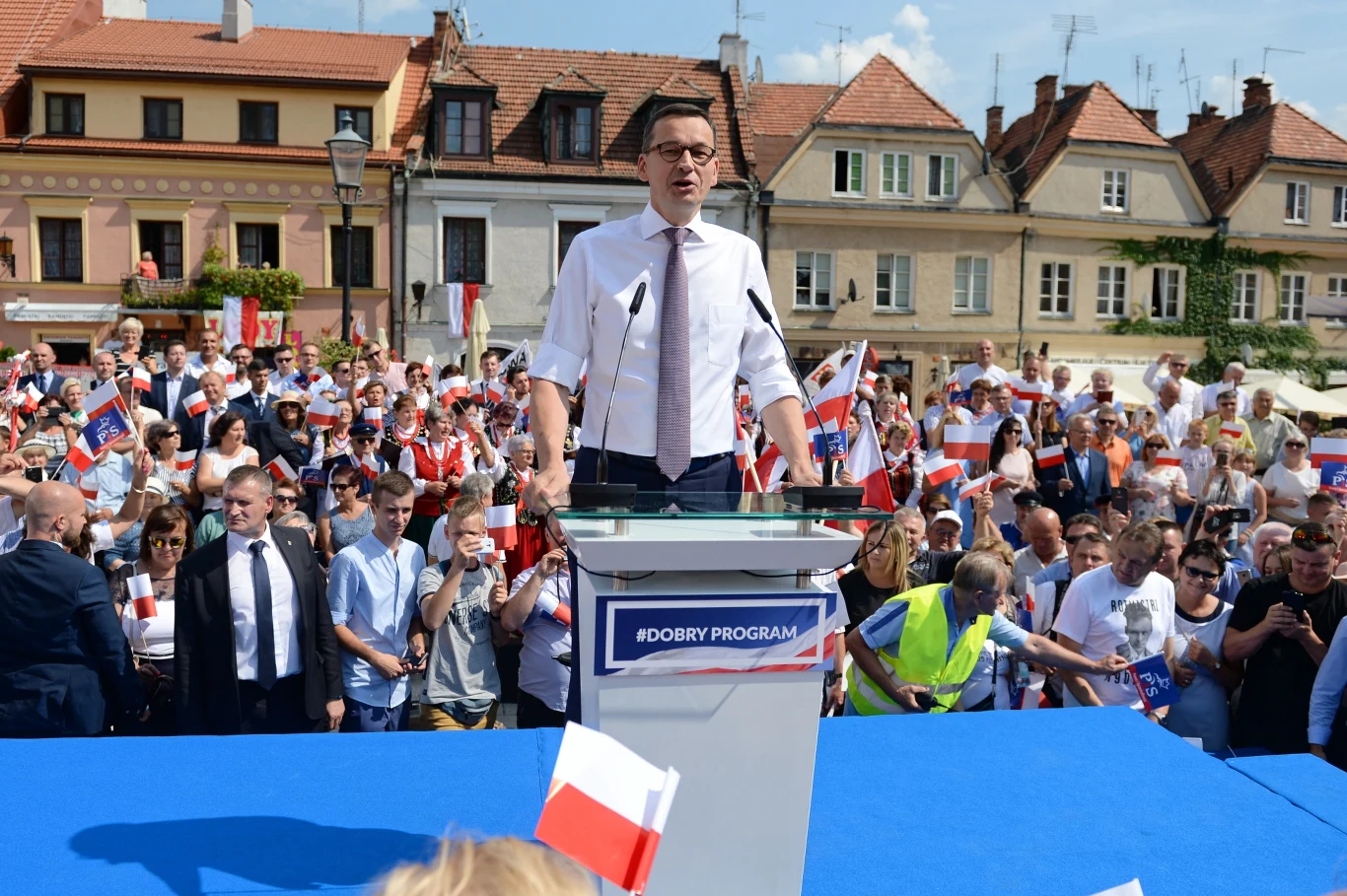 Premier Mateusz Morawiecki podczas Konwencji Prawa i Sprawiedliwości